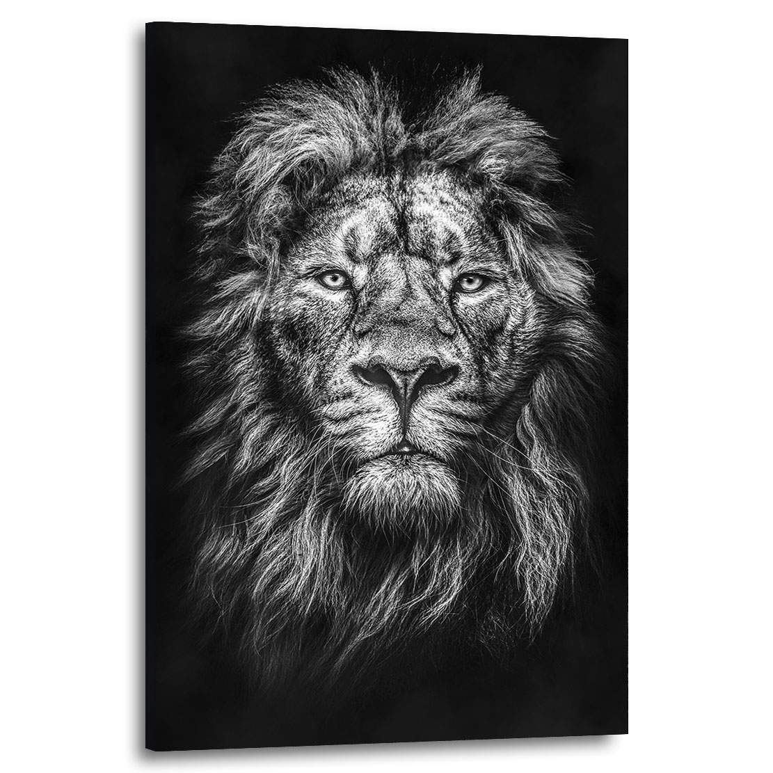 Wandbild Löwe Dark Face
