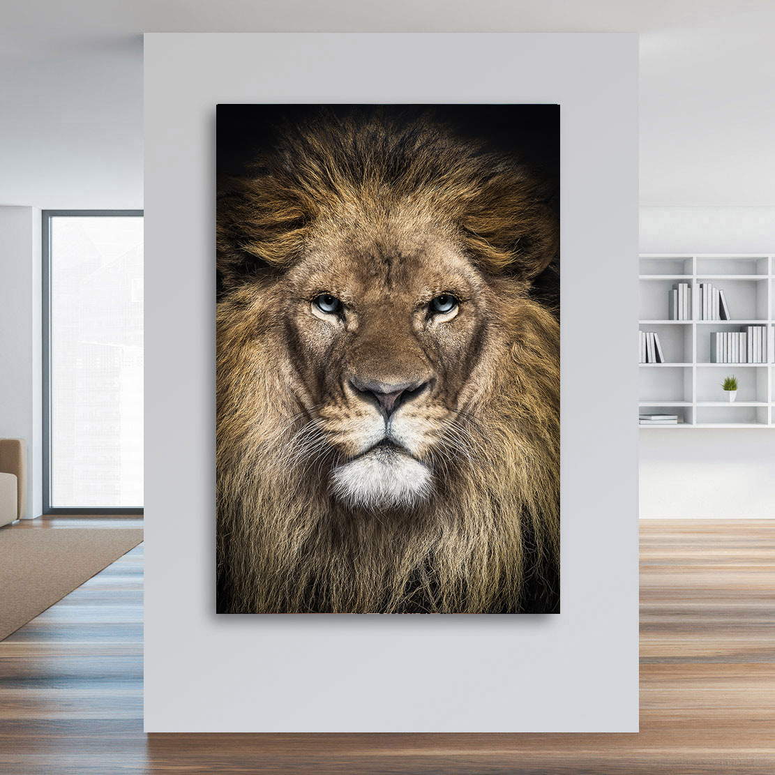 Wandbild Leinwandbild Löwe Portrait