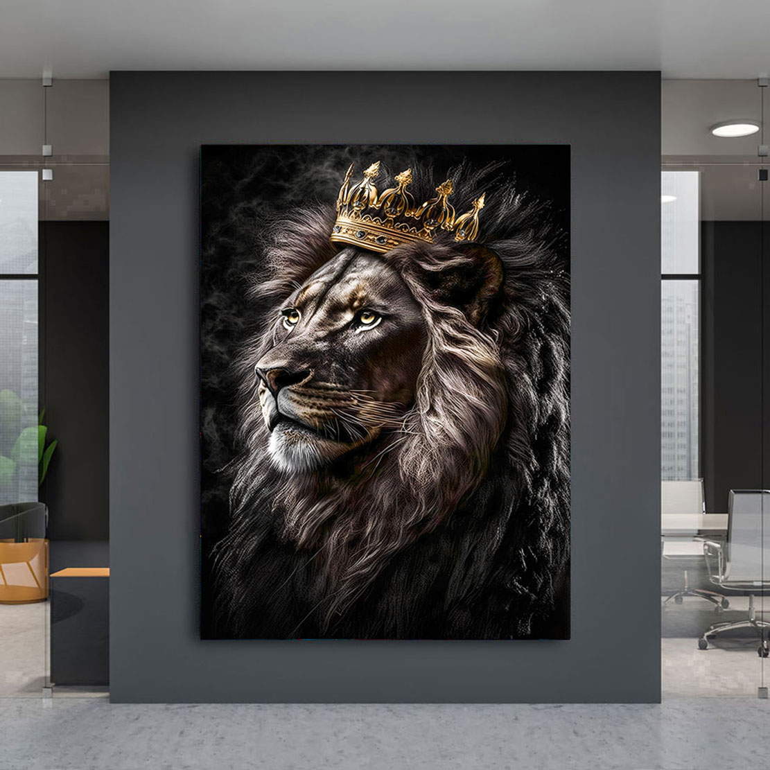 Leinwandbild King Lion