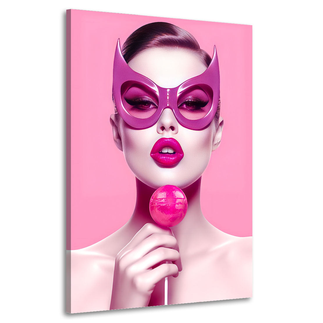 Wandbild Catwoman Lollipop