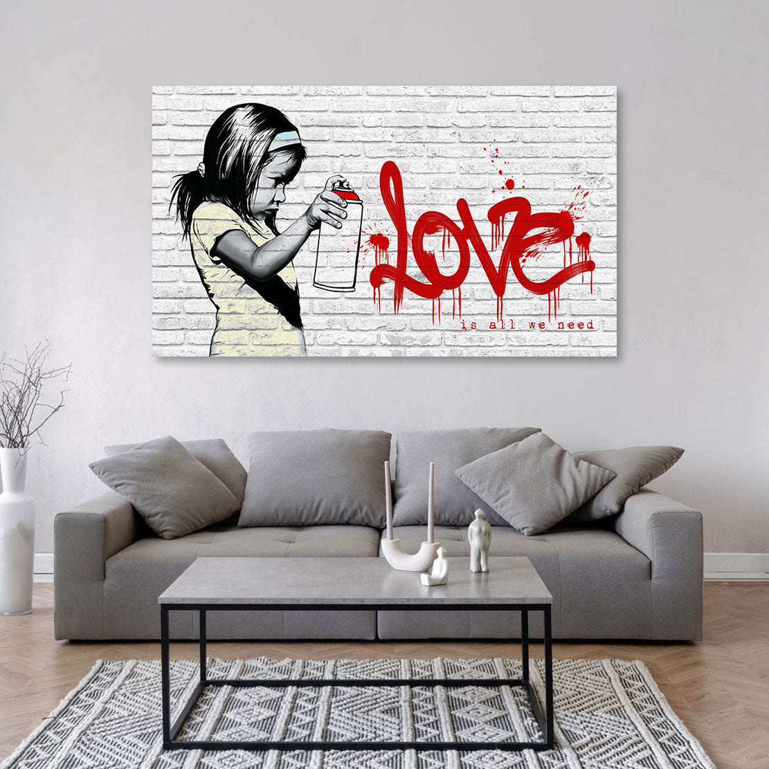Love Street Art Wandbild