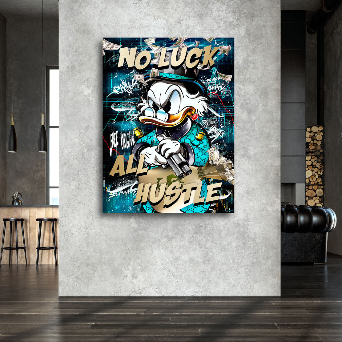 Pop Art Wandbild Dagobert All Hustle