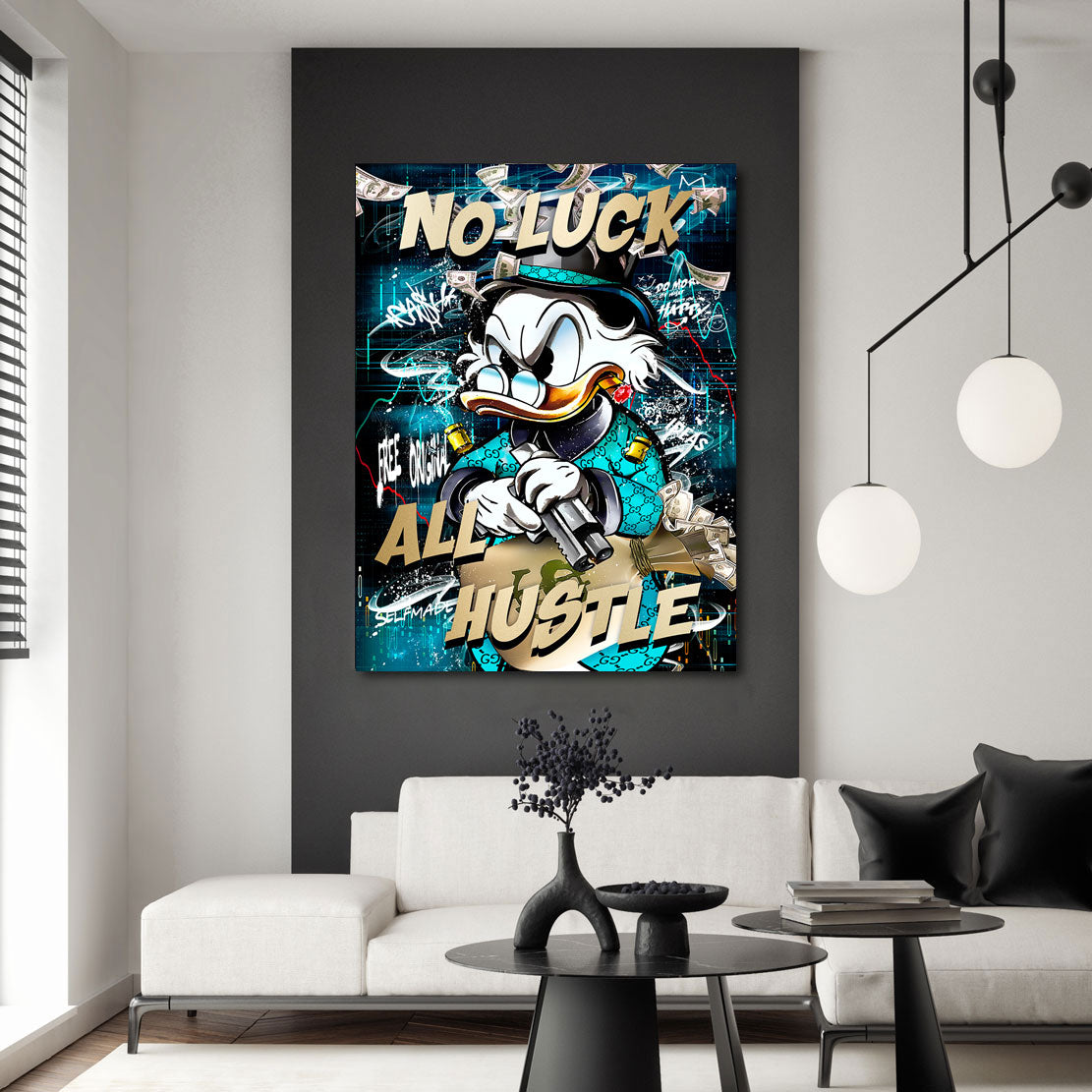 Pop Art Wandbild Dagobert All Hustle