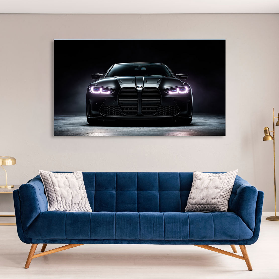 BMW M4 Night Wandbild