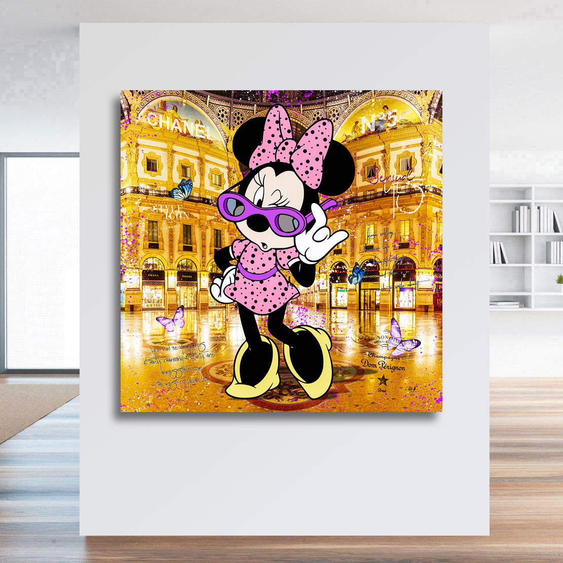 Leinwandbild Minnie Shopping Mall