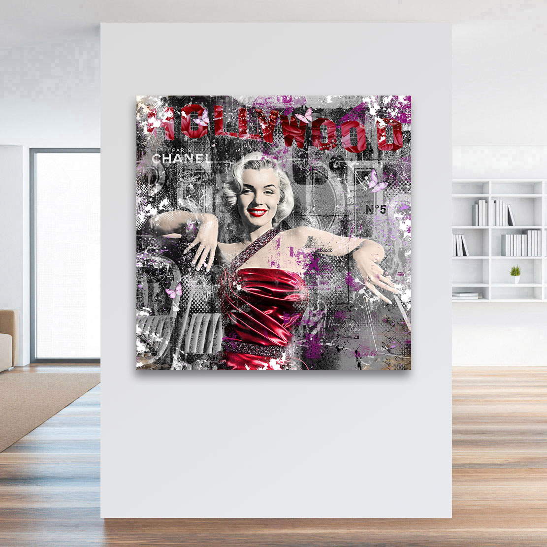 Wandbild Leinwandbild Marilyn Monroe Hollywood