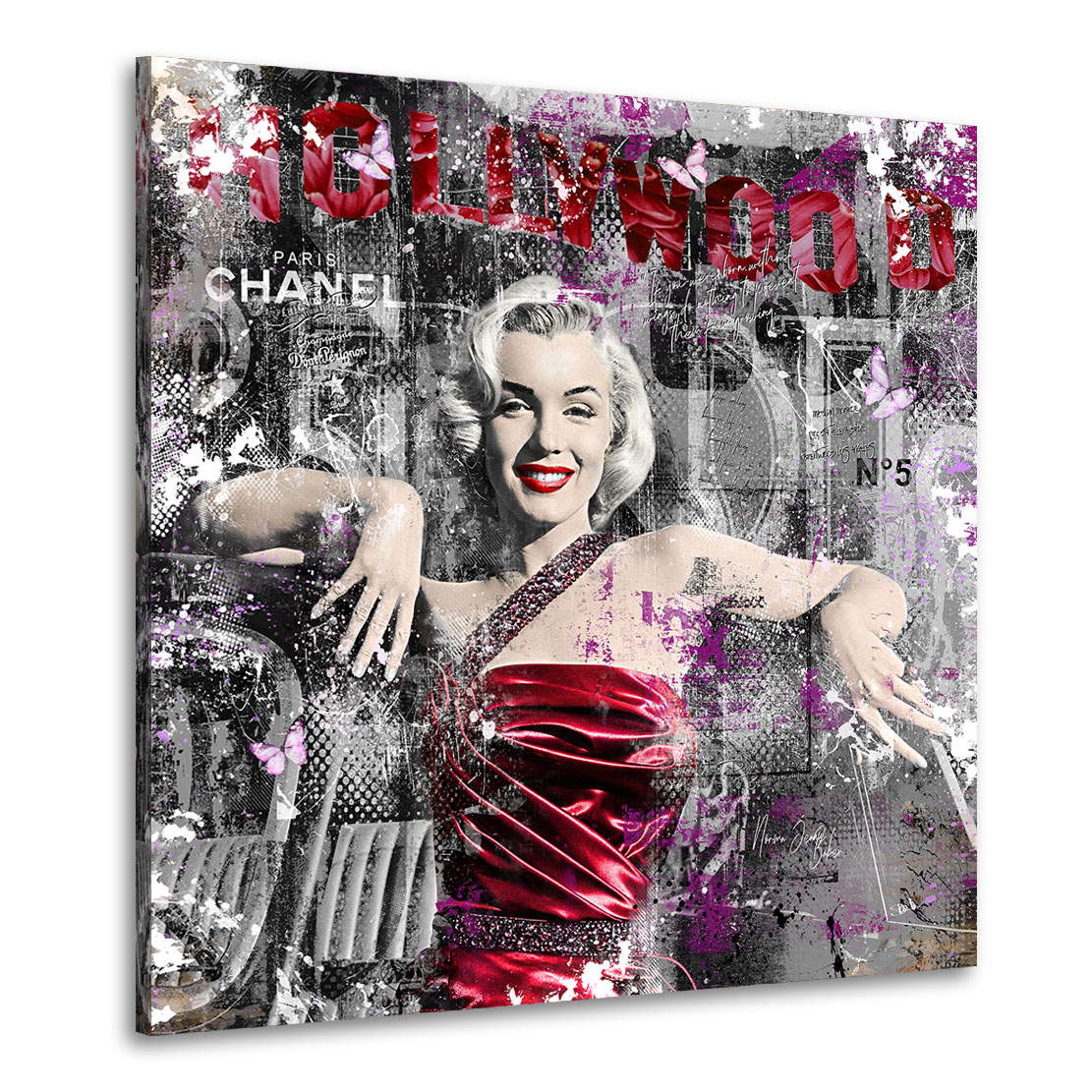 Wandbild Leinwandbild Marilyn Monroe Hollywood