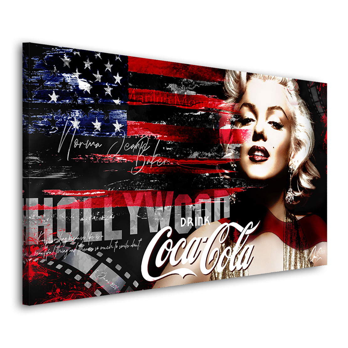 Wandbild Leinwandbild Marilyn Monroe Hollywood