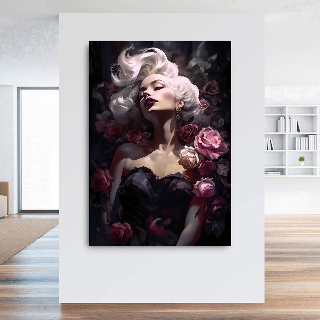 Erotisches Wandbild Marilyn Monroe Flower