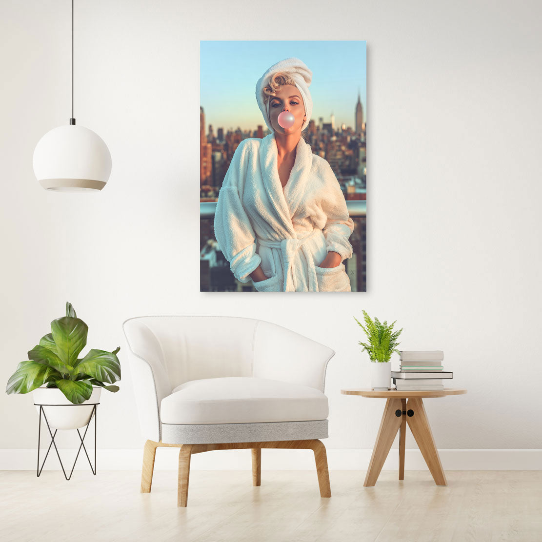 Marilyn Glamour in New York Wandbild
