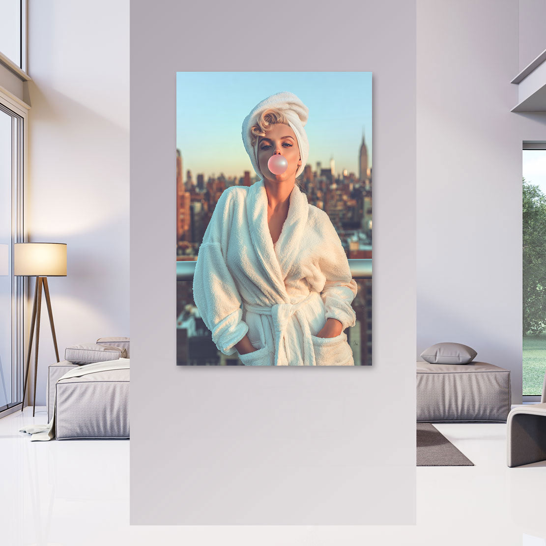 Marilyn Glamour in New York Wandbild