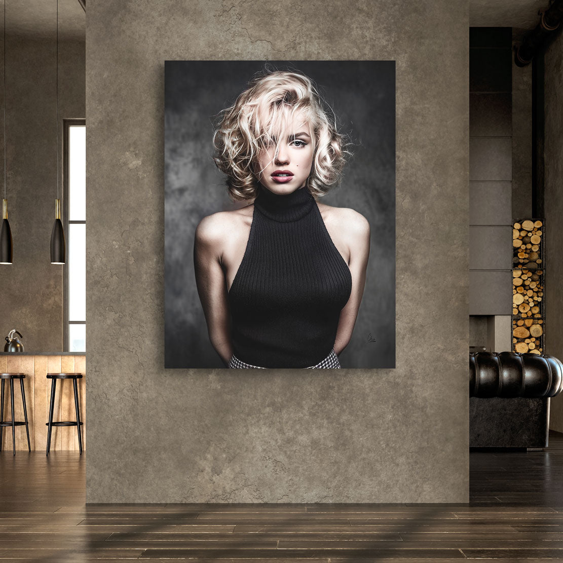 Marilyn Grace Reimagined Wandbild