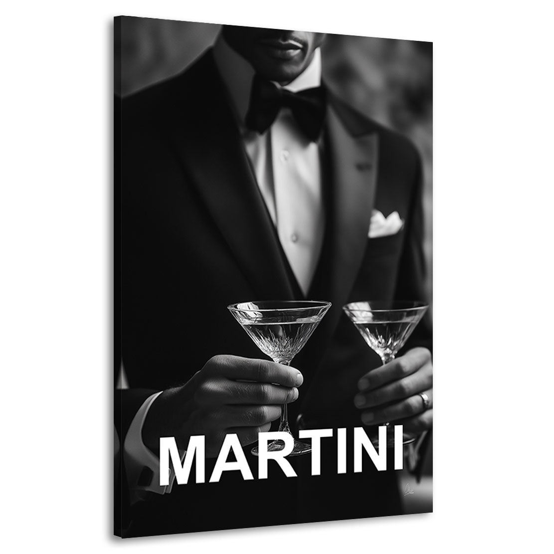 Midnight Martini Wandbild