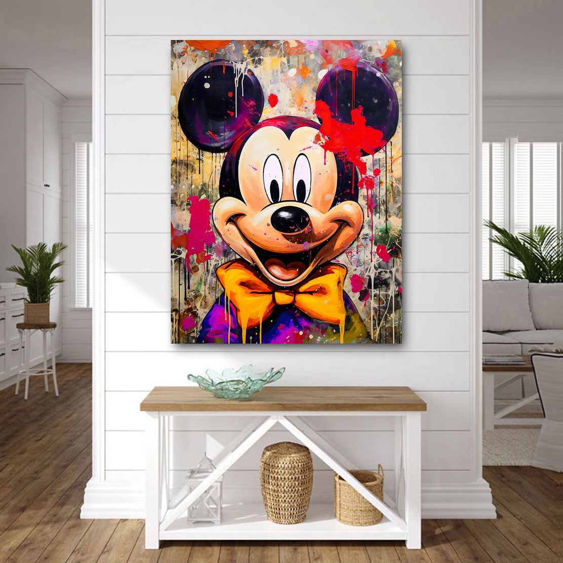 Wandbild Micky Abstrakt