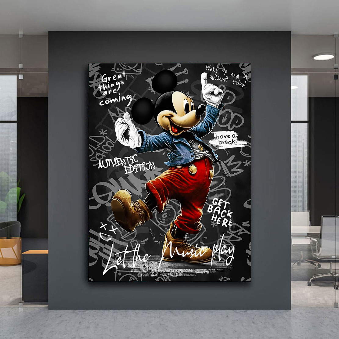 Leinwandbild Dancing Micky