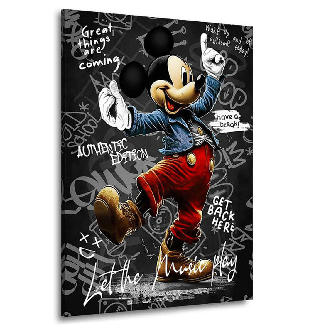 Leinwandbild Dancing Micky