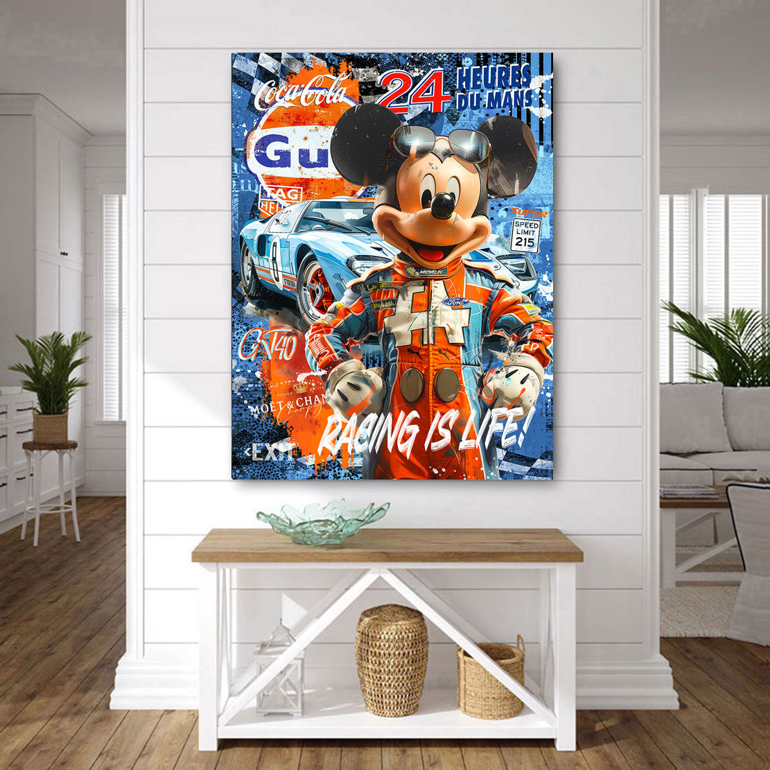 Pop Art Wandbild Micky Du Mans