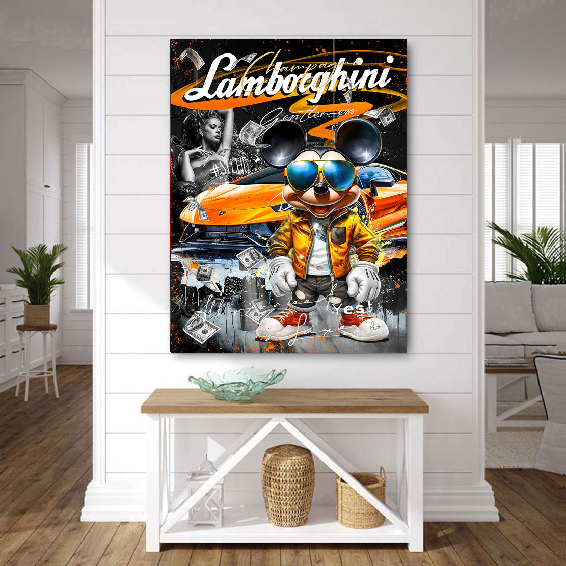 Pop Art Wandbild Micky Lambo Luxe