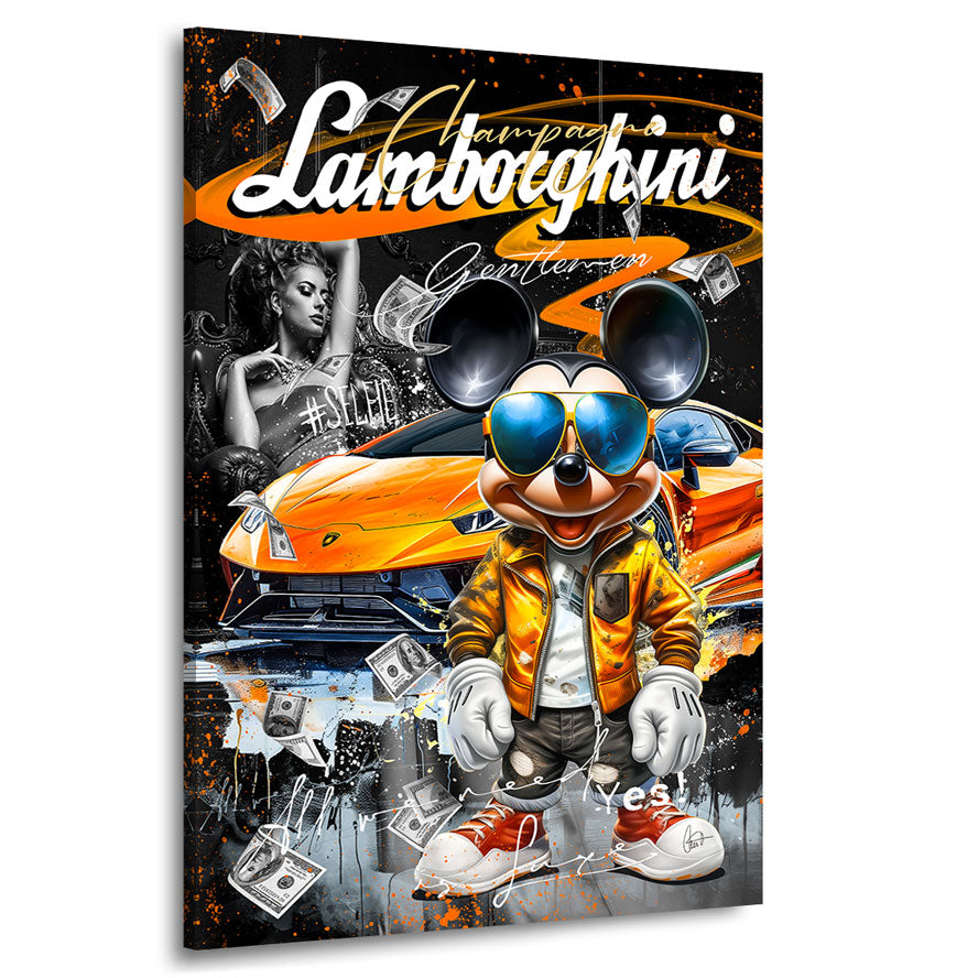 Pop Art Wandbild Micky Lambo Luxe