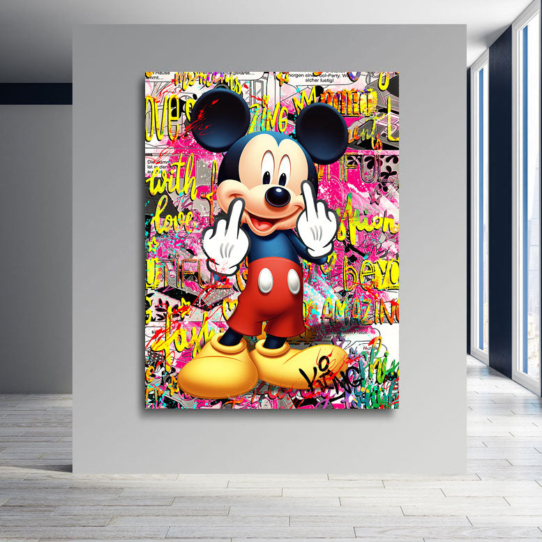 Pop Art Wandbild Bad Micky Street Style