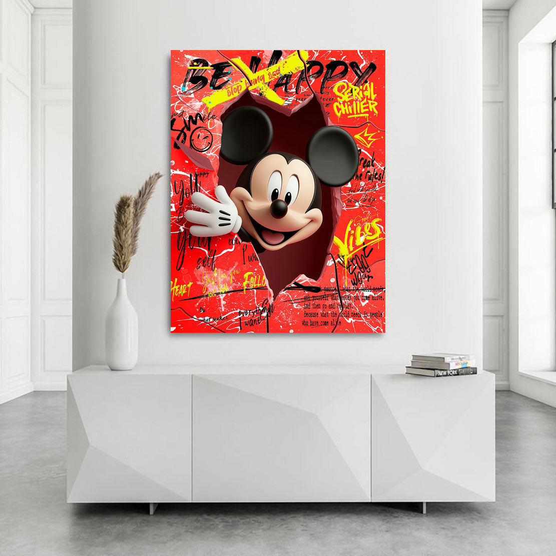 Micky Maus Serial Chiller Pop Art Nr.3 Wandbild