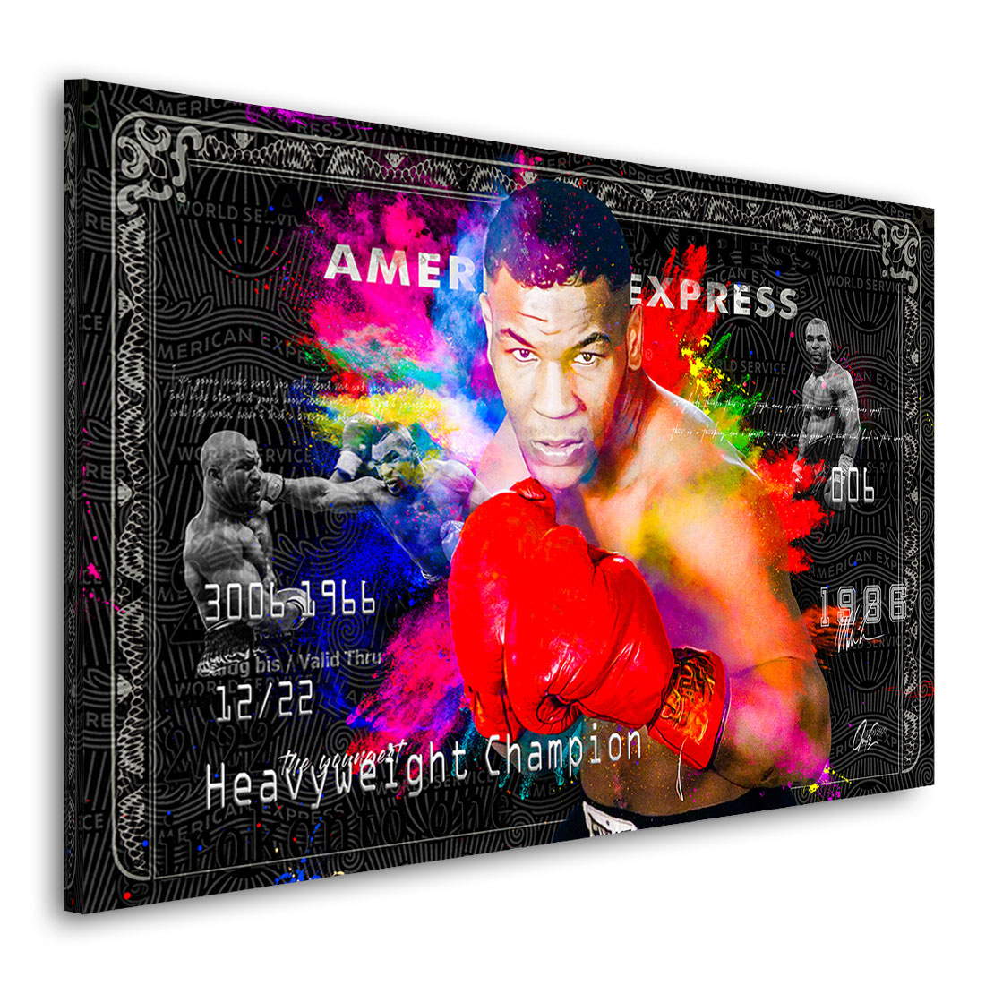 Wandbild Mike Tyson Pop Art