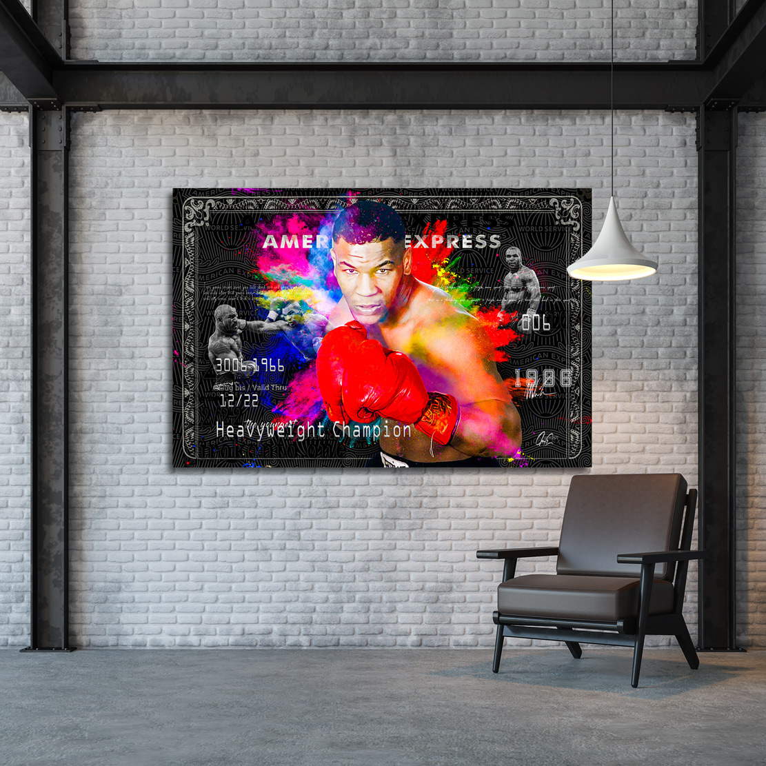 Wandbild Mike Tyson Pop Art