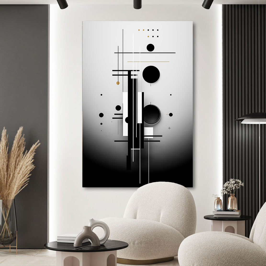 Minimalismus Wandbild Straight Point