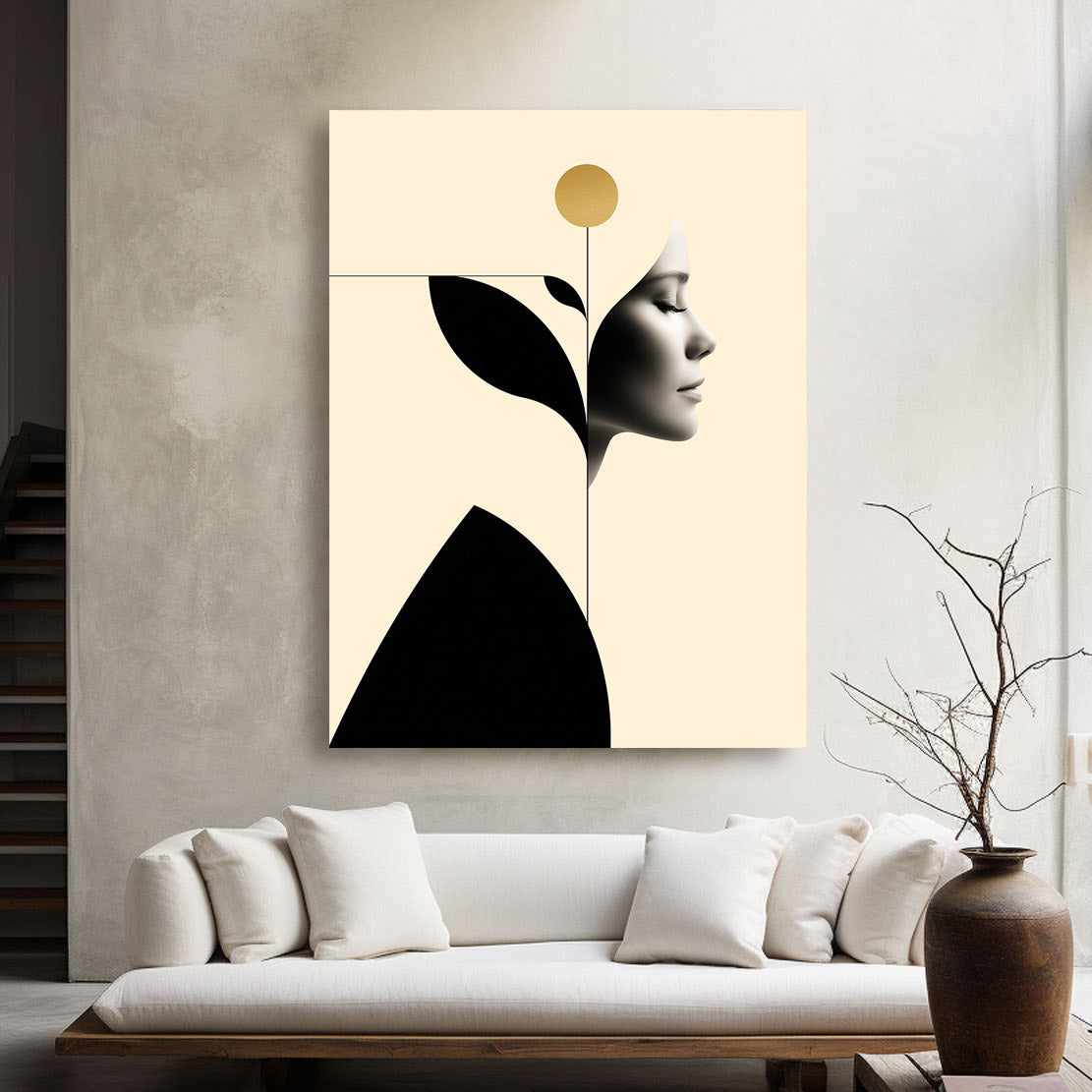 Beauty Sun Wandbild