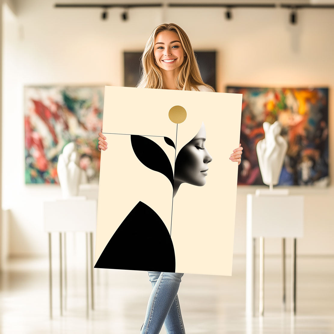 Beauty Sun Wandbild