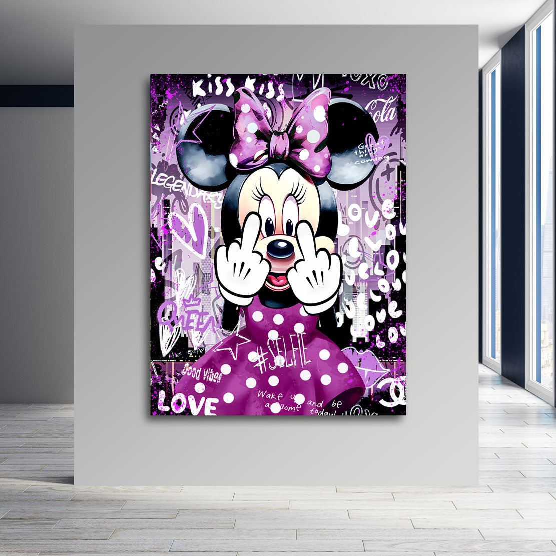 Pop Art Wandbild Bad Minnie
