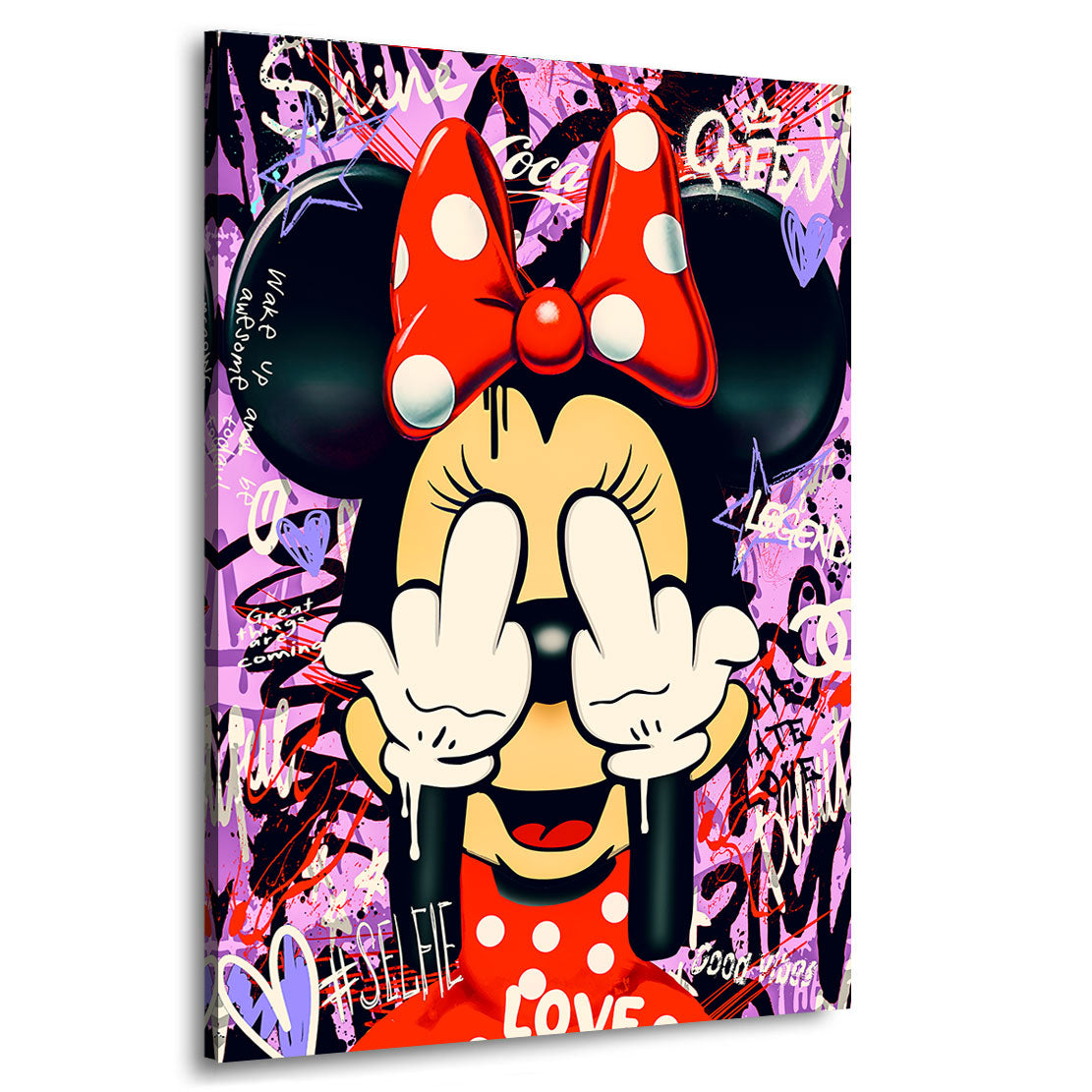 Pop Art Wandbild Bad Minnie Street Style