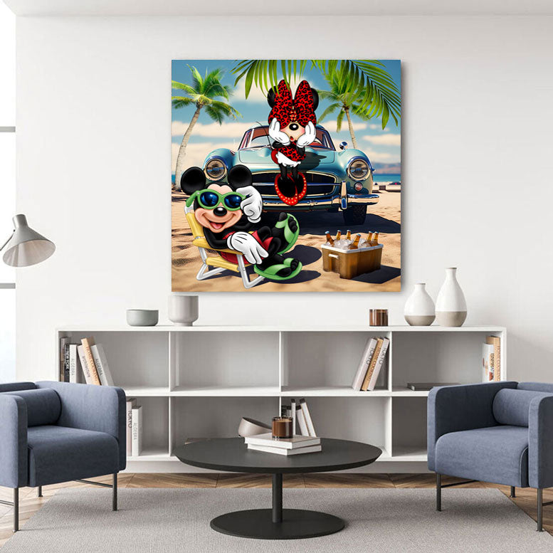 Pop Art Wandbild Micky like Beer