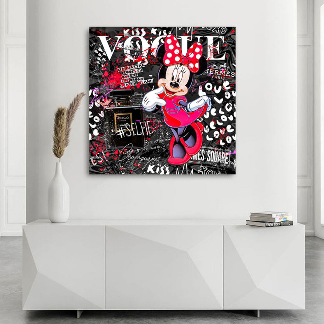 Leinwandbild Minnie Coco Pop Art Style