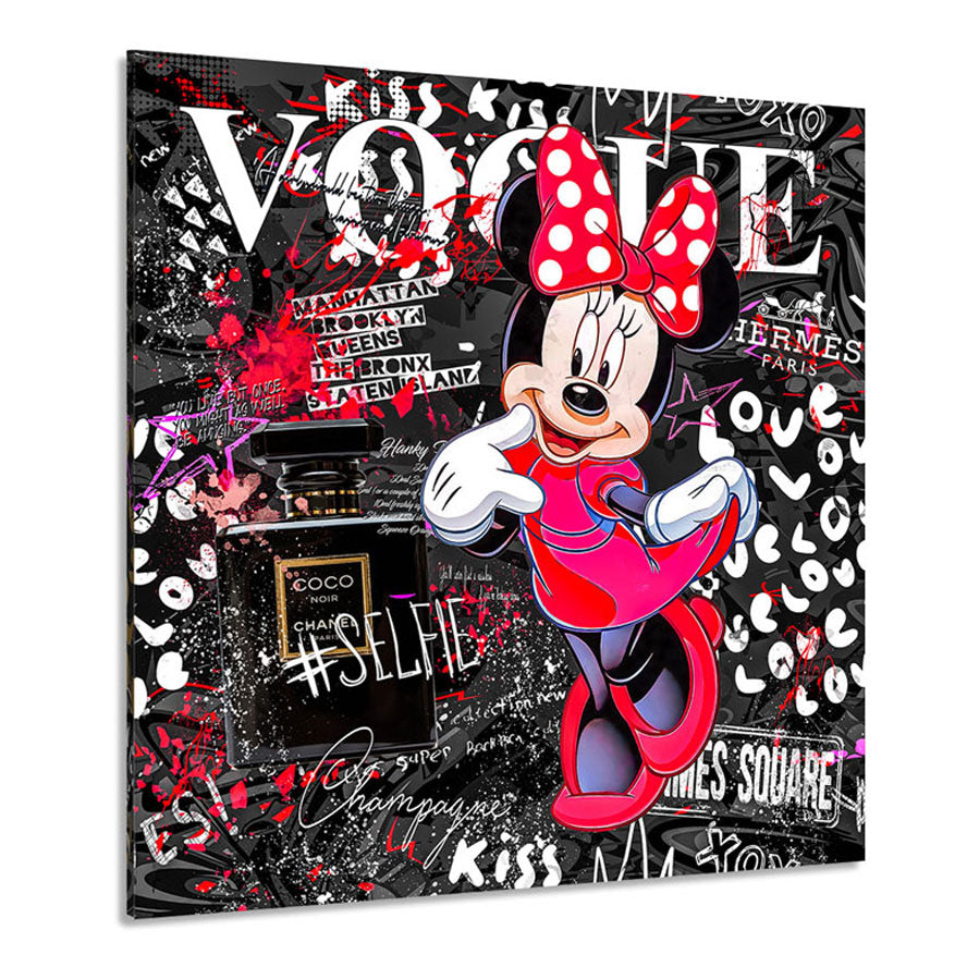 Leinwandbild Minnie Coco Pop Art Style