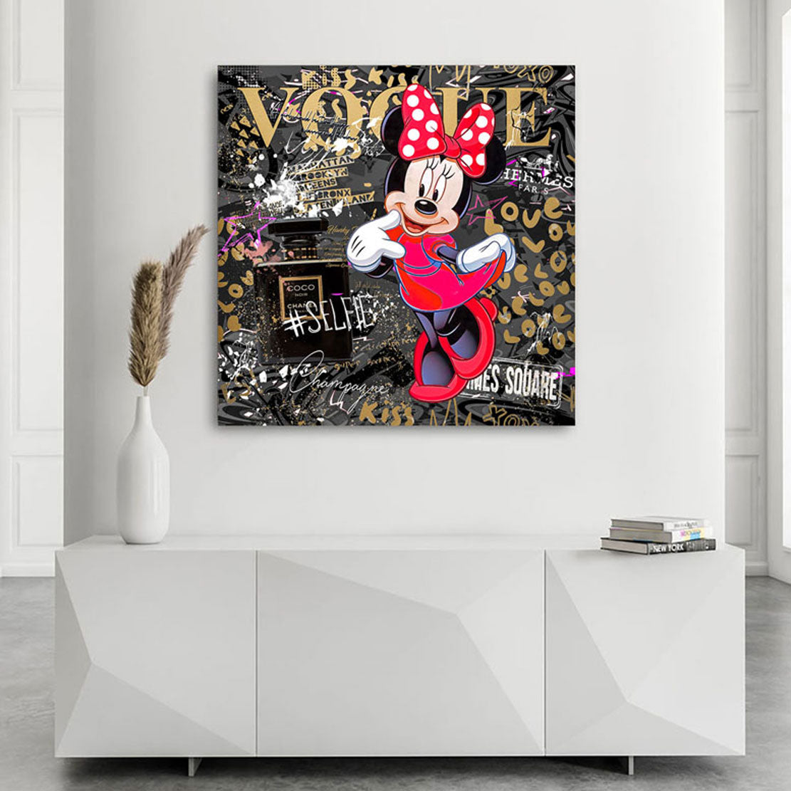 Leinwandbild Minnie Coco Modern Pop Art
