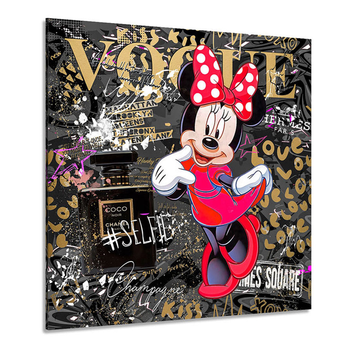 Leinwandbild Minnie Coco Modern Pop Art