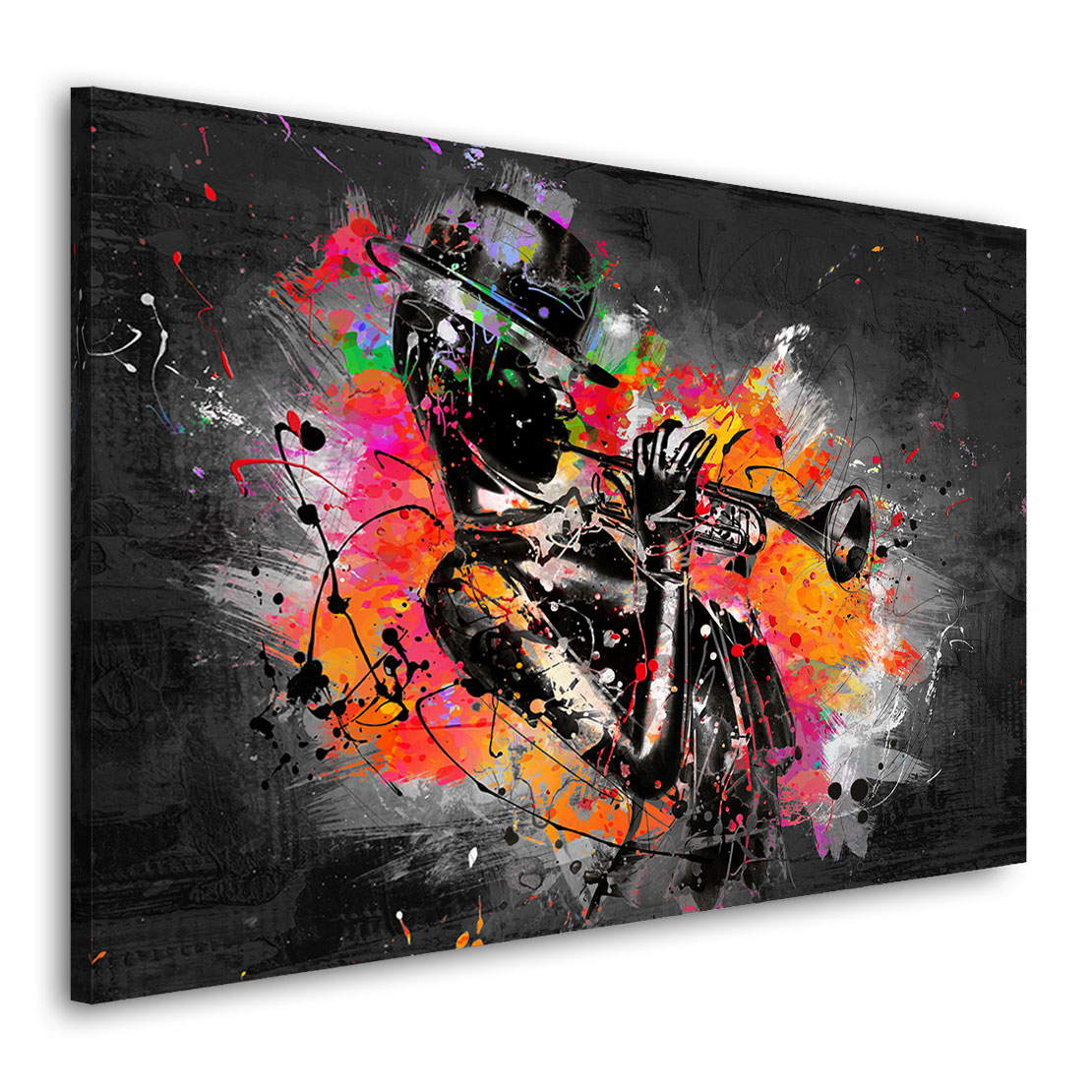 Wandbild Jazz Trompete Pop Art