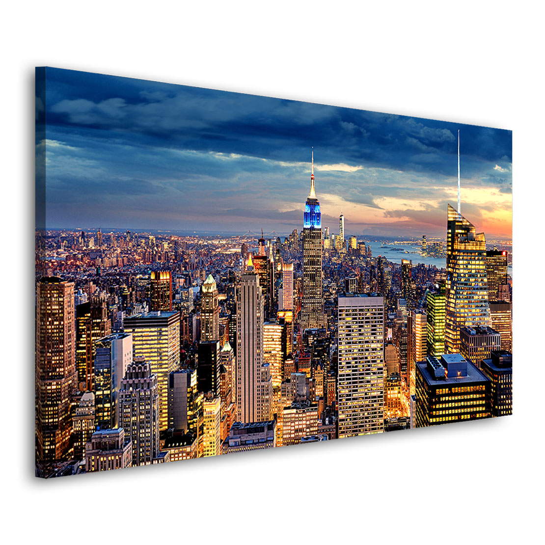 Wandbild Leinwandbild New York Sky