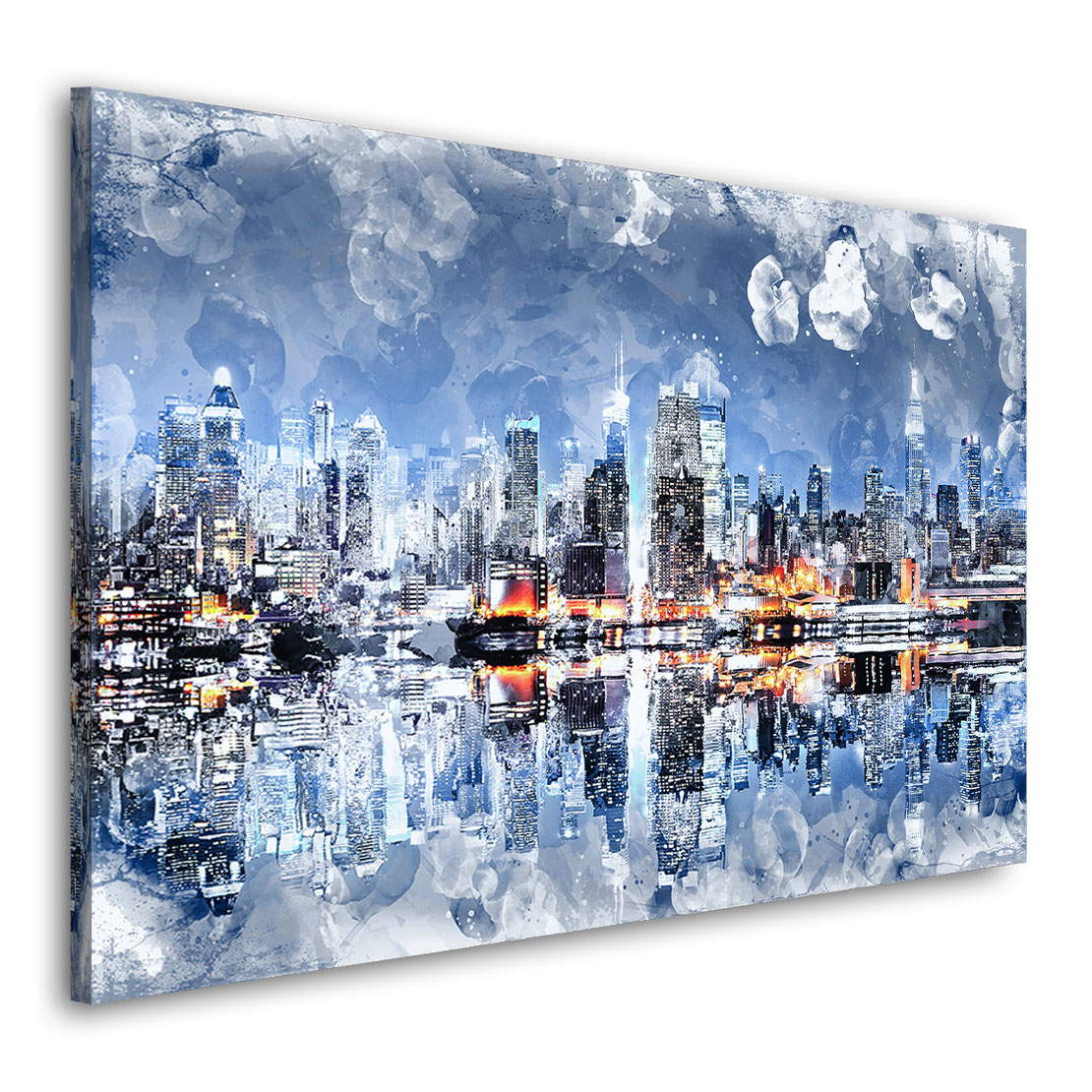 Wandbild New York Skyline Paint