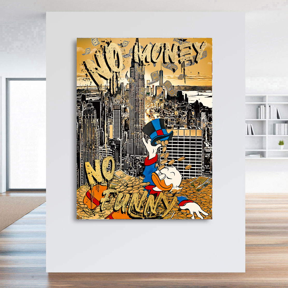 Leinwandbild Dagobert New York Funny