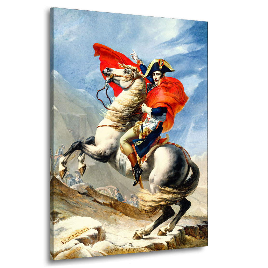 Wandbild Napoleon überquert die Alpen