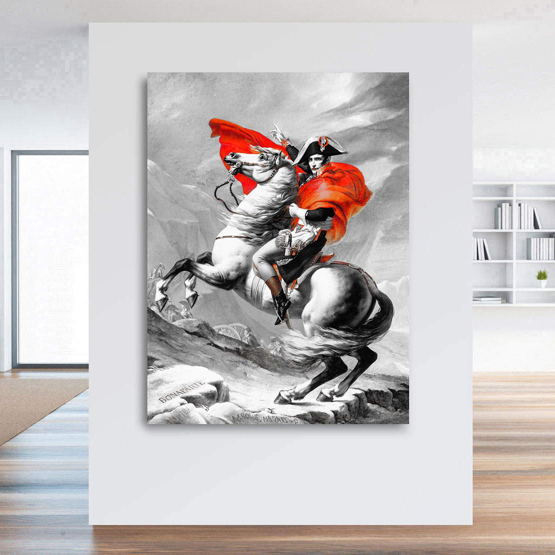 Wandbild Leinwandbild Napoleon Red Style