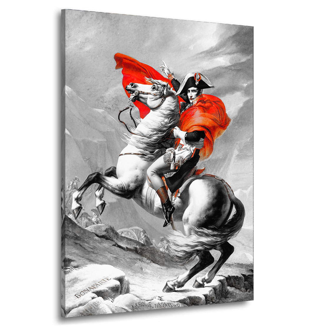 Wandbild Leinwandbild Napoleon Red Style