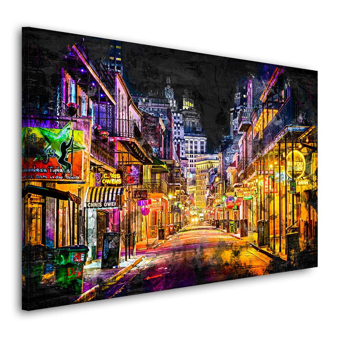 Leinwandbild New Orleans Abstrakt