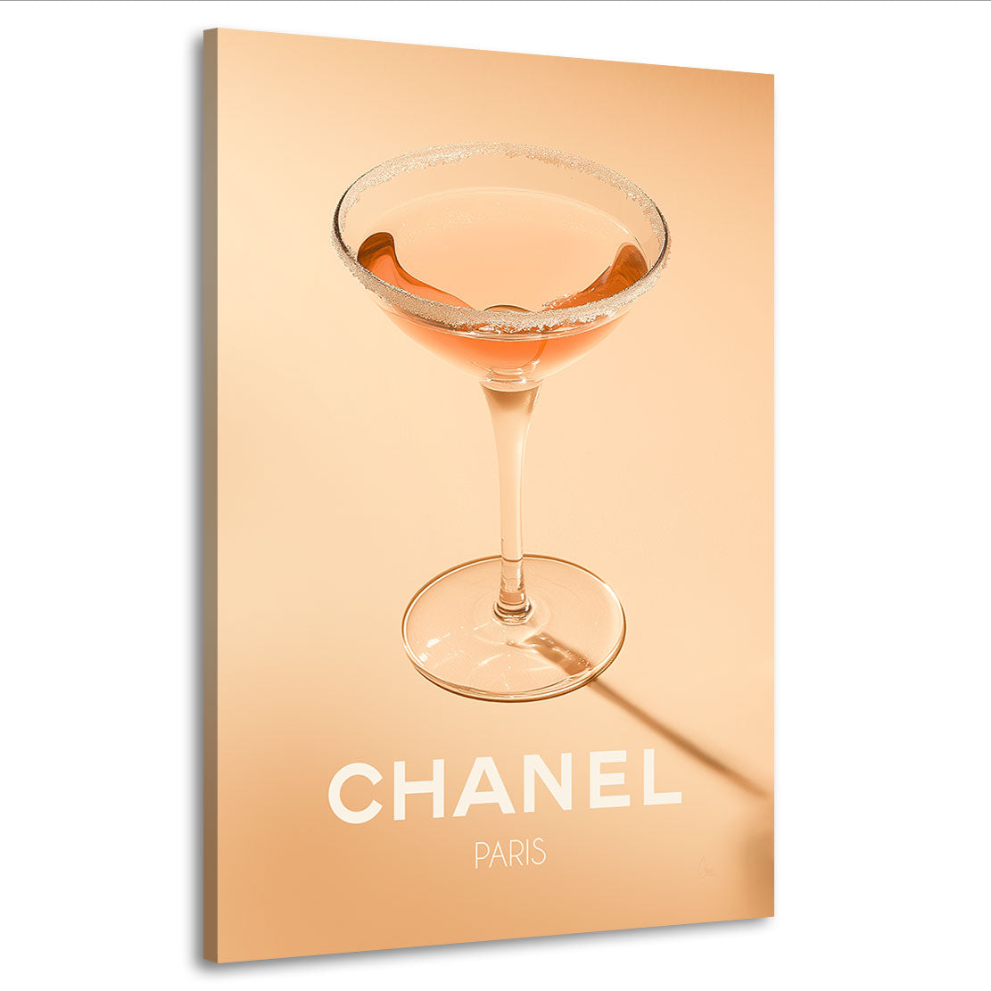 Chanel Luxe Aperitif Wandbild