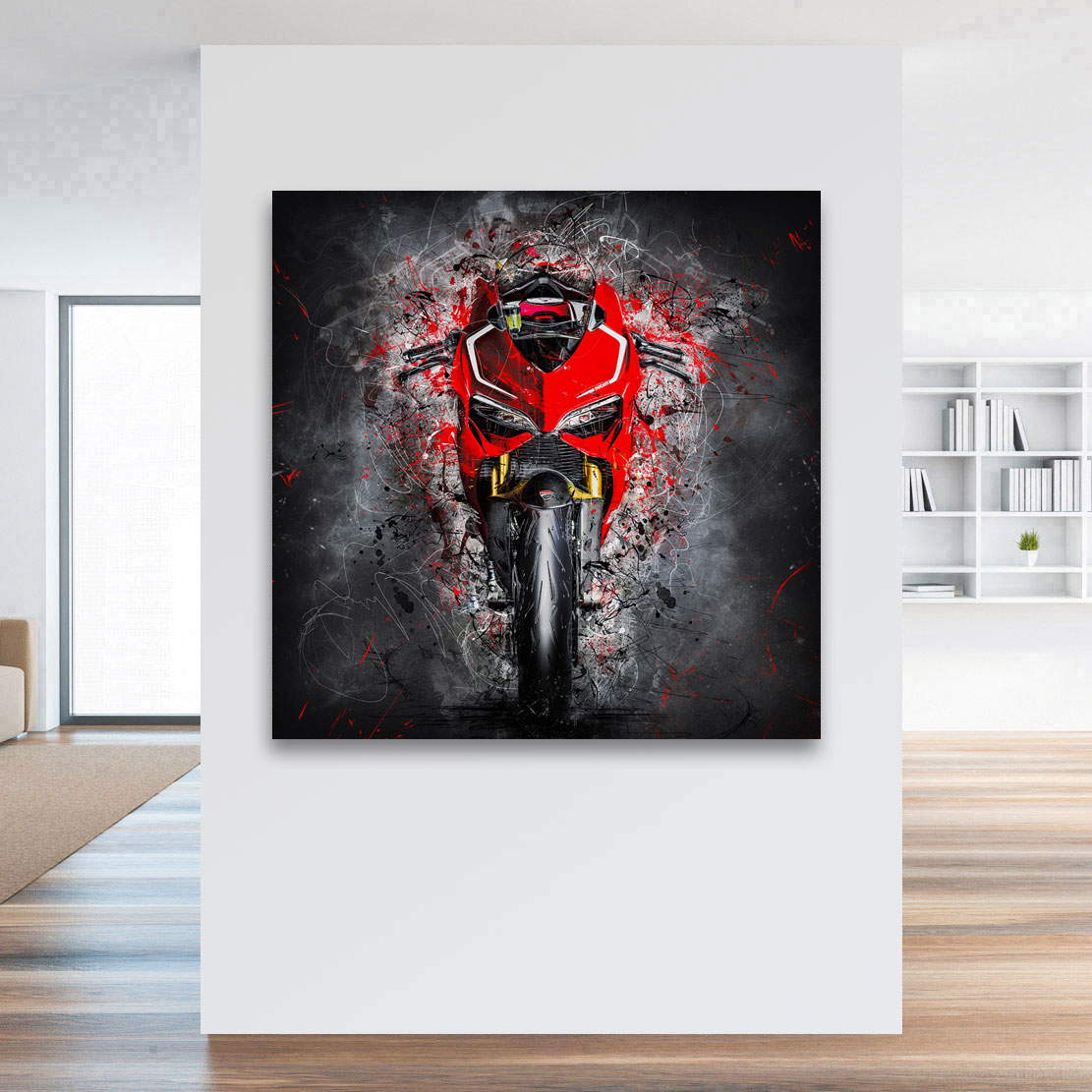 Wandbild Leinwandbild Ducati Panigale Modern Style