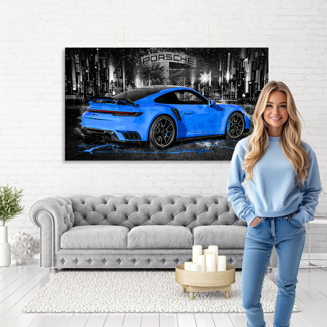 Porsche 911 Turbo Wandbild