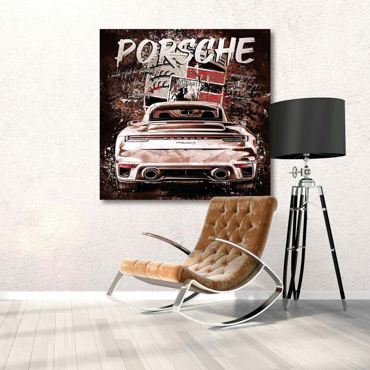 Auto Leinwandbild Porsche 911 Turbo