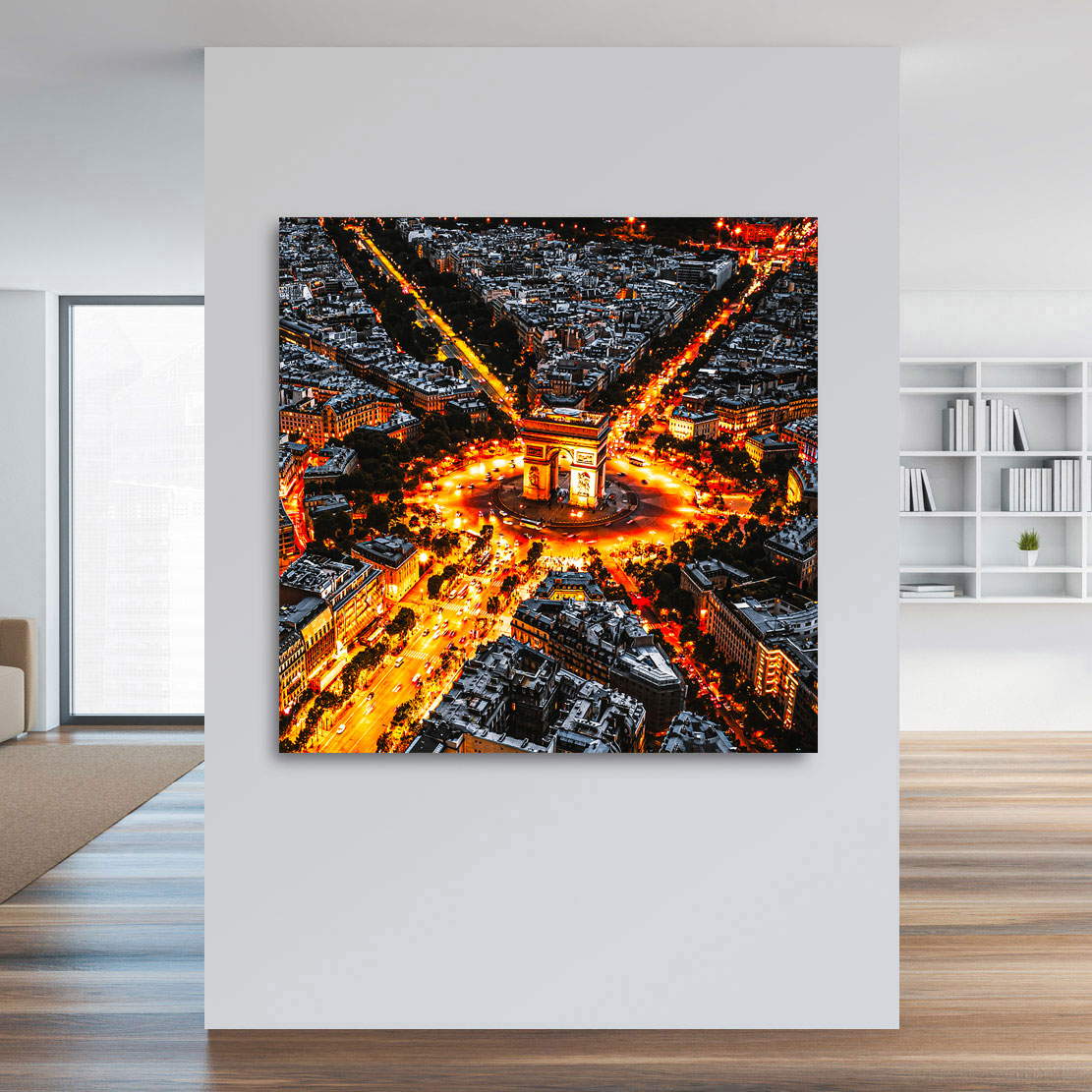 Wandbild Leinwandbild Paris Triumphbogen